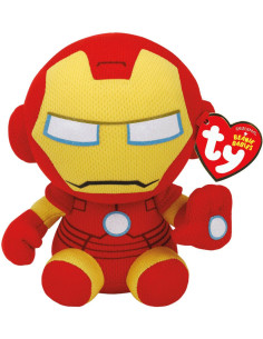 Marvel beanie babies small - peluche iron man 15 cm - ty