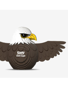 Eugy puzzle 3d - oiseau - aigle