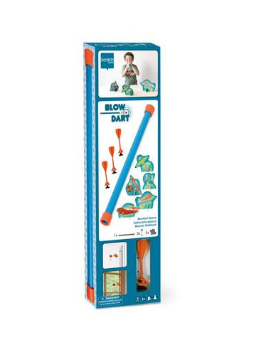 SCRATCH ACTIVE PLAY : SARBACANE 5 ROBOTS ET 3 FLECHETTES