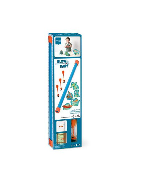 SCRATCH ACTIVE PLAY : SARBACANE 5 ROBOTS ET 3 FLECHETTES