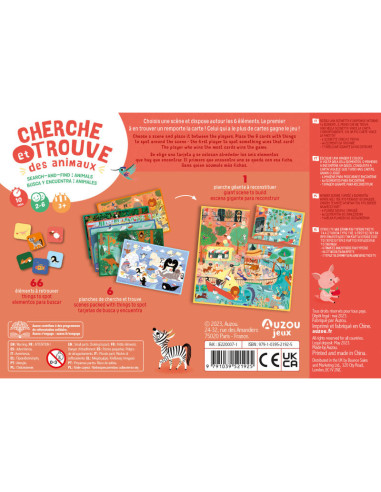 Cherche et trouve - les animaux du monde