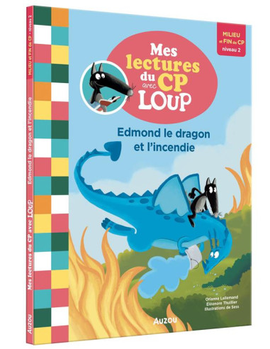 Mes lectures du cp avec loup - edmond dragon et l'incendie