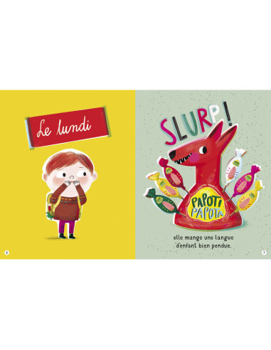 Que mange la maîtresse pour son goûter ?