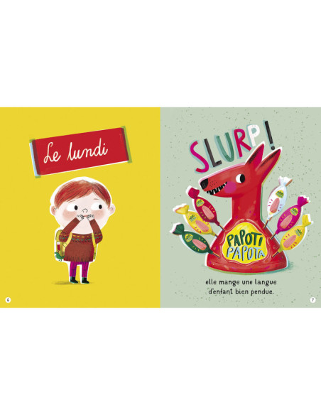 Que mange la maîtresse pour son goûter ?