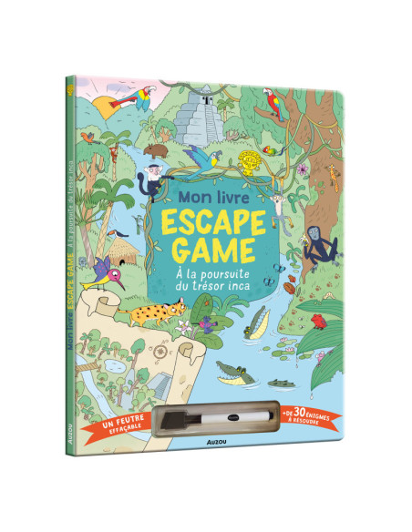 Mon livre escape game - a la poursuite du trésor inca