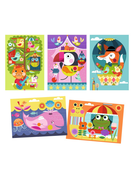 Cartes a gratter des petits - c'est rigolo à découvrir