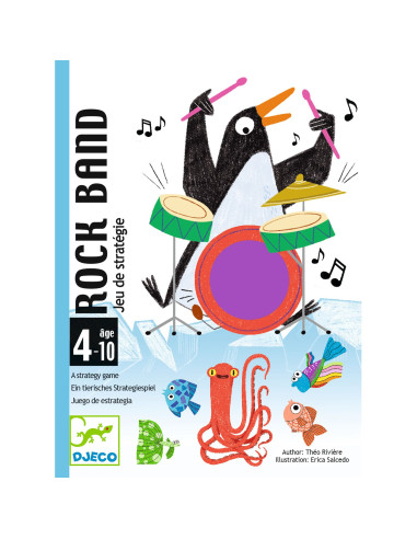 Jeu de cartes - rock band