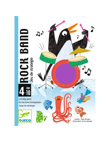 Jeu de cartes - rock band