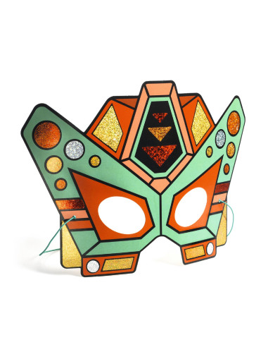 Masques diy - super robots - djeco