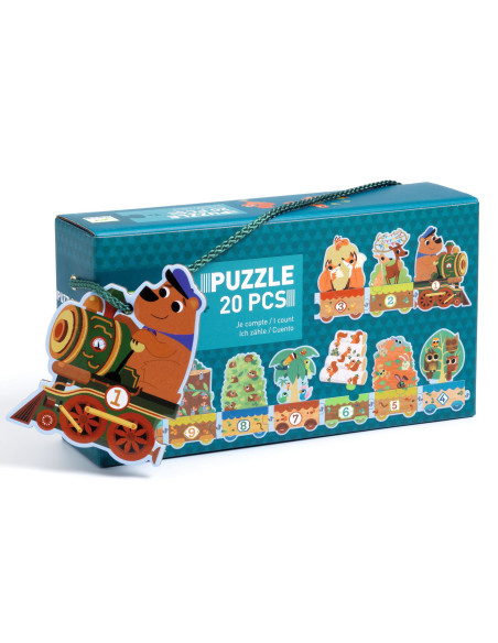 Puzzle trio - puzzle frise je compte - djeco