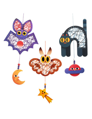 Artistic string art - la nuit - djeco