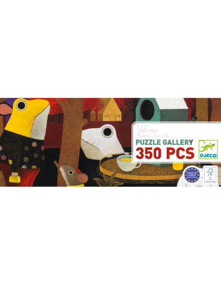Puzzle gallery - volcania - 350 pcs - djeco
