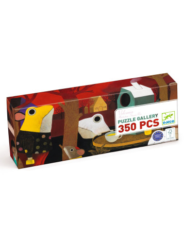 Puzzle gallery - volcania - 350 pcs - djeco