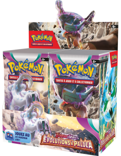 Display pokémon ev02 : 36 boosters écarlate & violet évolutions à paldea 2