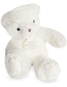 OURS POUDRES 15CM - BLANC