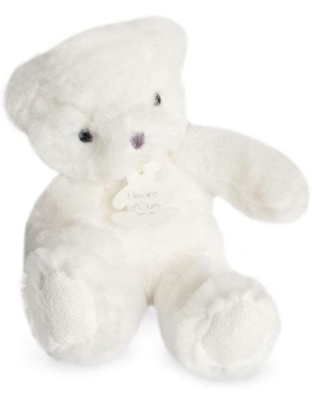 OURS POUDRES 15CM - BLANC