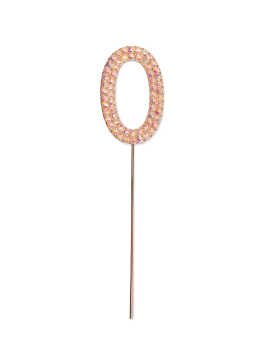 Decoration gateau anniversaire 0 rose
