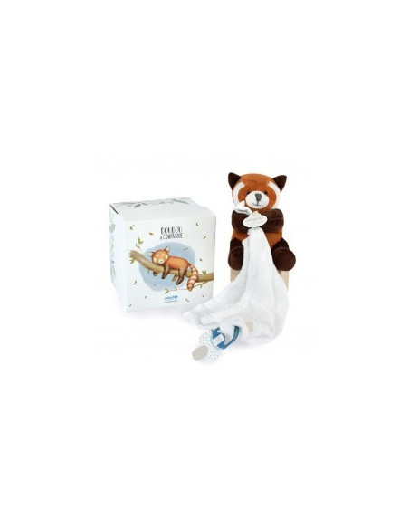 Unicef - panda roux avec doudou attache-sucette