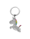 Porte-cles - licorne arc en ciel
