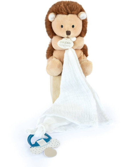 Unicef - herisson avec doudou attache-sucette
