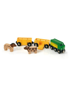 Brio train des animaux de la ferme