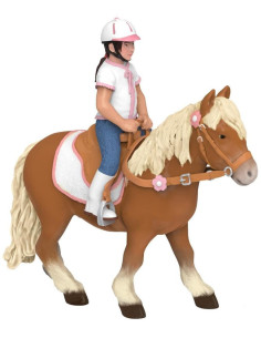 Poney Shetland avec selle 2