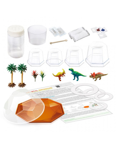 Science in action - Crystal Growing - Dinosaure - Terrarium