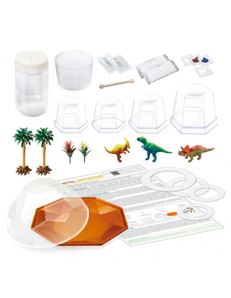 Science in action - Crystal Growing - Dinosaure - Terrarium