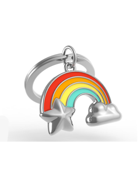 Porte-cles - arc en ciel