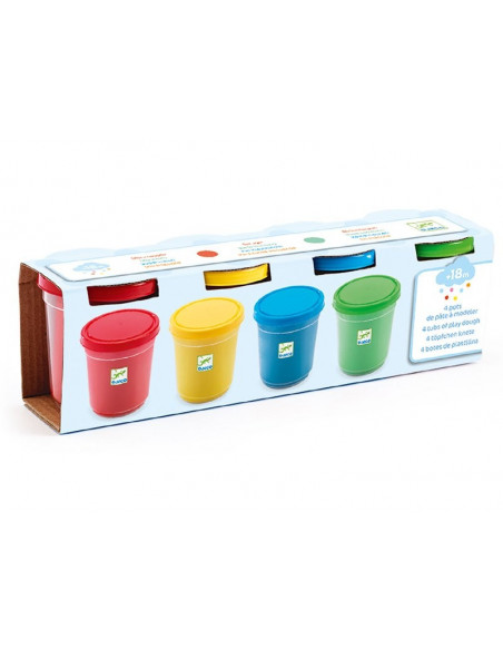 4 pots de pâte à modeler