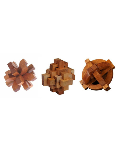 Set 3 casse-tête en Bois, Halley, Galileo et Kepler