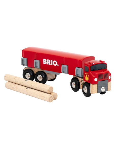 BRIO Wagon Transport Bois - Accessoire train marchandises