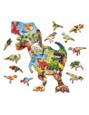 Ludattica - woody puzzle dinosaure, 48 pieces