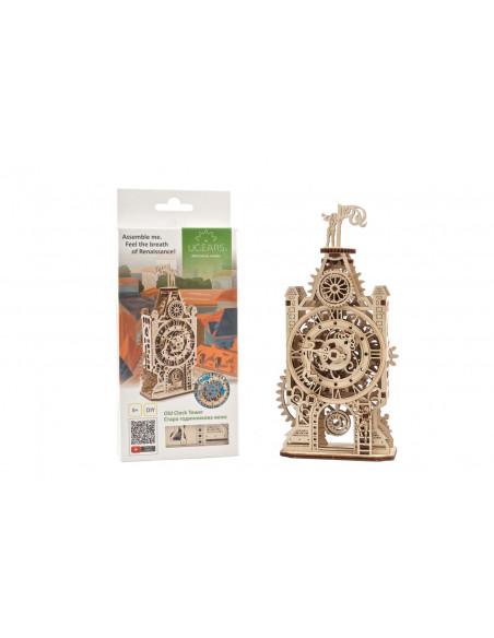 Ugears - ancienne tour horloge - 44 pieces