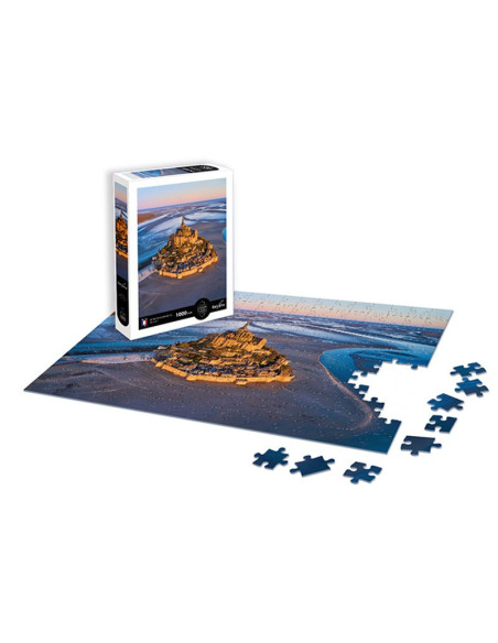 Puzzle 1000 pièces - le mont-saint-michel - normandie