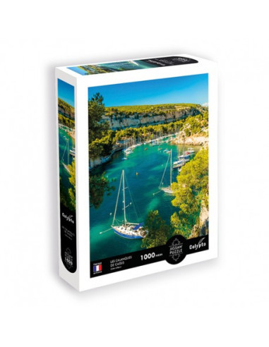 Puzzle 1000 pièces - les calanques de cassis - côte d'azur