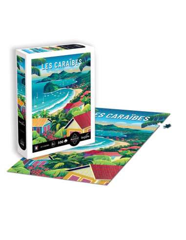 Puzzle 500 pièces - les caraïbes