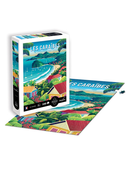 Puzzle 500 pièces - les caraïbes