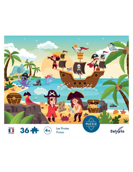 Puzzle 36 pièces - Les Pirates