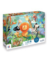 Puzzle 2 x 24 pièces - Animaux Sauvages