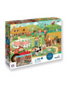 Puzzle 2 x 24 pièces - Ferme et Ville