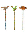 Crayon Dino World avec figurine Dino