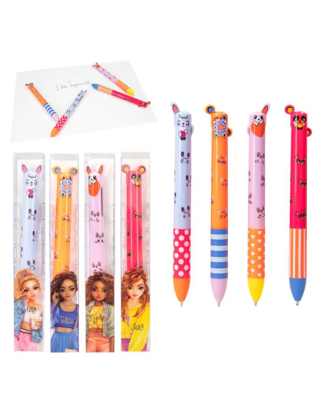 Topmodel stylo à bille 2 couleurs