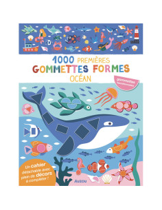 1000 premieres gommettes formes - océan