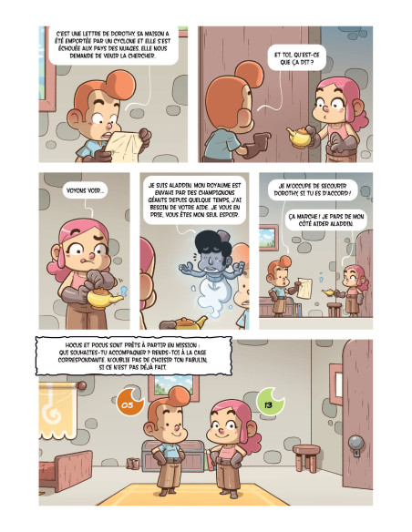Hocus pocus minus - tempete et champignons - bd le petit heros