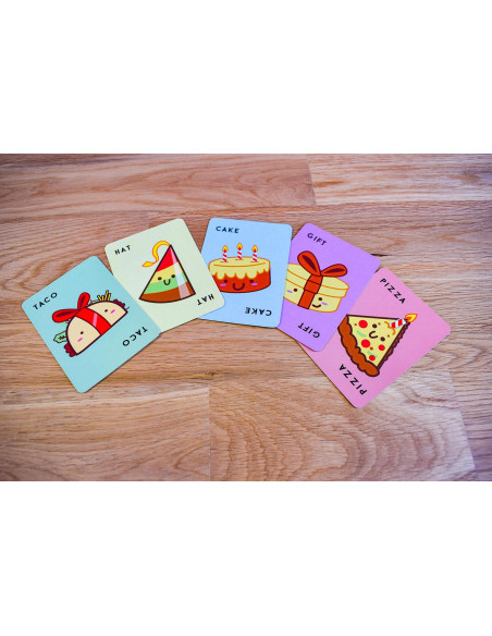 Taco chapeau gâteau cadeau pizza