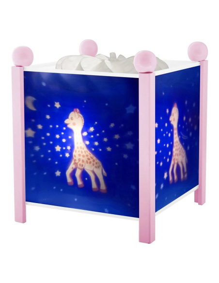 VEILLEUSE - LANTERNE MAGIQUE SOPHIE - ROSE 12V