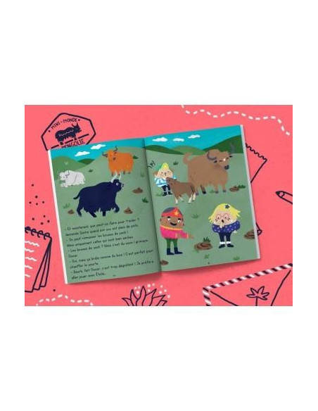 Magazine mongolie 2-3 ans - les mini mondes