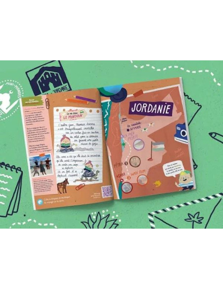 Magazine jordanie 1-3 ans - les mini mondes