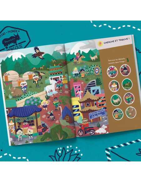 Magazine mongolie 4-7 ans - les mini mondes